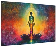 Kép - Nő és csakrák (90x60 cm)