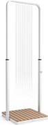 Blumfeldt Sumatra Breeze, SQ, kerti zuhany, WPC, alumínium, 70x55, szögletes