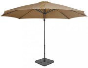 topszínű kültéri napernyő hordozható talppal