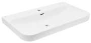 Cabinet washbasin SAT Fusion 81x46 cm white matt SATBW8046MW