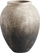 Muubs Story Terrakotta Dekorációs Váza 28 cm Szürke