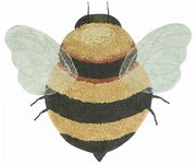 Sárga mosható kézi szövésű pamut gyerek szőnyeg 115x150 cm Bee – Lorena Canals