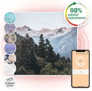 Klarstein Wonderwall Air Art Smart, infravörös hősugárzó, 60 x 60 cm, 350 W, alkalmazás, hegy