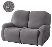 Relax Fotel Huzat (enyhén vízlepergető, 2 üléses, sötétszürke, rugalmas)