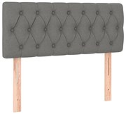 Fejtámla boxspring ágyhoz 90 cm sötétszürke