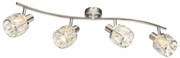 Globo 54356-4 - Spotlámpa KRIS 4xE14/40W/230V