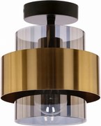 Candellux Mennyezeti lámpa Spiega Fekete/Arany E27 60W Állítható