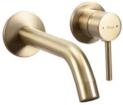 Falra szerelhető csaptelep Rea OWEN Gold Brush + BOX