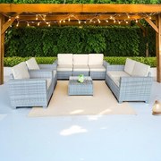 Avenberg DORADA Nagy kerti ülőgarnitúra - szürke/szürke