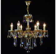 Wranovsky JWZ167061100 - Kristály csillár láncon CLARIT 6xE14/40W/230V