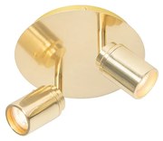 Modern fürdőszoba spotlámpa sárgaréz 2-lámpás IP44 - Ducha