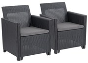 Claire duo műrattan kerti fotel