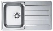 ALVEUS 1065560 - LINE konyhai mosogató 86x50 cm matt acél/szatén