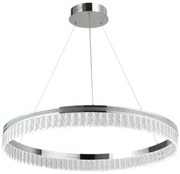 LED dimmelhető kábelre függesztett kristálycsillár THALIA LED/55W/230V 3000-6000K + távirányító