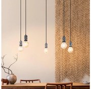 Eglo 43314 - COULSDON kábelfüggesztésű csillár 5xE27/10W/230V