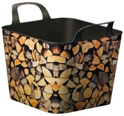 Univerzális rugalmas kosár Wood 36 l, 39 x 39 x 30 cm