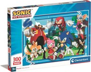 Sonic a sündisznó Crew 300 db-os puzzle Clementoni