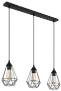 Globo 15745-3H - Csillár zsinóron ZACHARY 3xE27/60W/230V 15745-3H