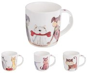 Orion Kutyusok és cicusok porcelánbögre szett 0,4 l, 4 db