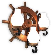 Brilagi - Fali lámpa TIMONA 3xE14/40W/230V bükkfa/dió