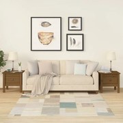 2 db mézbarna tömör fenyőfa kisasztal 40 x 40 x 39 cm