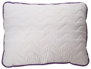 Bella Lavender gyöngypárna 70x90 cm, fehér