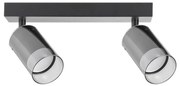 Zuma Line 2211BD-2-BK - Spotlámpa REN 2xGU10/50W/230V fekete/szürke
