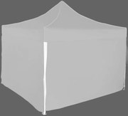 Gyorsan összecsukható sátor 3x3 m - alumínium, 4 oldalfal, Szürke / antracit