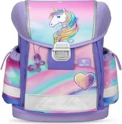Iskolatáska, fémcsat, BELMIL Classy Heart of the Rainbow, unikornis (BL40313AG72L)