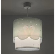 Dalber 61712H - Gyermekcsillár SWEET LOVE 1xE27/60W/230V zöld