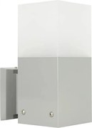 Kültéri kerti fali lámpa szürke fehér modern 22 cm Su-ma