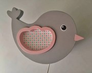Madárka fali lámpa 5 különböző színben