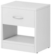 NED éjjeliszekrény, fehér
