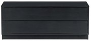 Fekete borovi fenyő moduláris TV-állvány 100x40 cm Finca – WOOOD