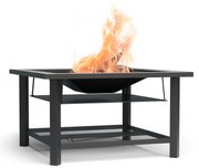 Merano Avanzato 3 az 1-ben, tűzrakóhely grill funkcióval, asztalként is használható, 87 x 87 cm