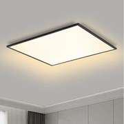 Brilagi - LED Dimmelhető lámpatest SLIMFRAME LED/58W/230V 60x60 cm fekete + távirányító