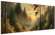 Kép - Napfény az erdőben (120x50 cm)