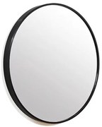 Viva AURA DELTA fürdőszoba tükör - érintőkapcsolóval - FEKETE - LED - KEREK- átmérő 60 cm