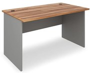 SimpleOffice asztal 140 x 80 cm, dió / szürke