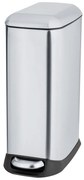 Ezüstszínű rozsdamentes acél pedálos szemetes 20 l Design – Wenko