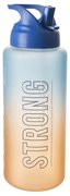 Kék-narancssárga tritán ivópalack 1 l Moly – Orion
