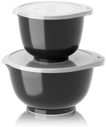 Fekete tál szett 2 db-os ø 23 cm Margrethe – Rosti