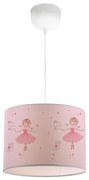Gyermek csillár CANDY 1xE27/40W/230V rózsaszín