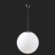 Osmont 61848 Adria S5 függesztett üveglámpa fekete/fehér IP40 4000 K 48