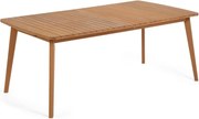 Tömörfa kerti étkezőasztal 100x240 cm Hanzel – Kave Home