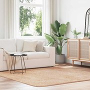 bézs poliészter hosszú szálú NAVARRA bozontos szőnyeg 200x200cm