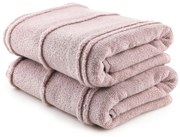 Rózsaszín frottír törölköző szett 2 db-os 50x90 cm Arden – Foutastic
