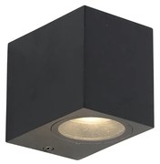 Modern fali lámpa fekete IP44 - Baleno