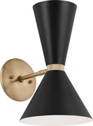 Kichler modern fali lámpa phix barna fekete elskl-phix-1w-cbb