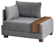 TULA szürke balos sarokfotel